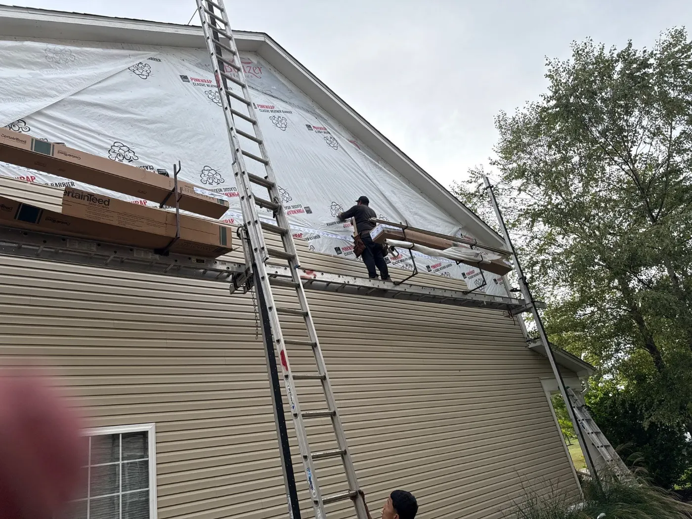 Soffit and fascia work in Timberbrook